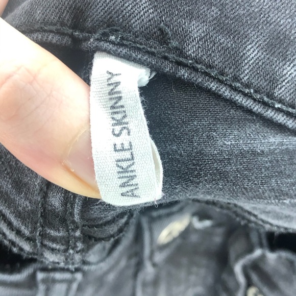 rag & bone Jeans sz 24 Ankle Skinny Black - Picture 11 of 13